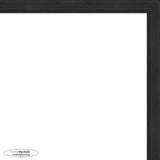 17x15 Traditional Black Complete Wood Picture Frame with UV Acrylic, Foam Board Backing, & Hardware