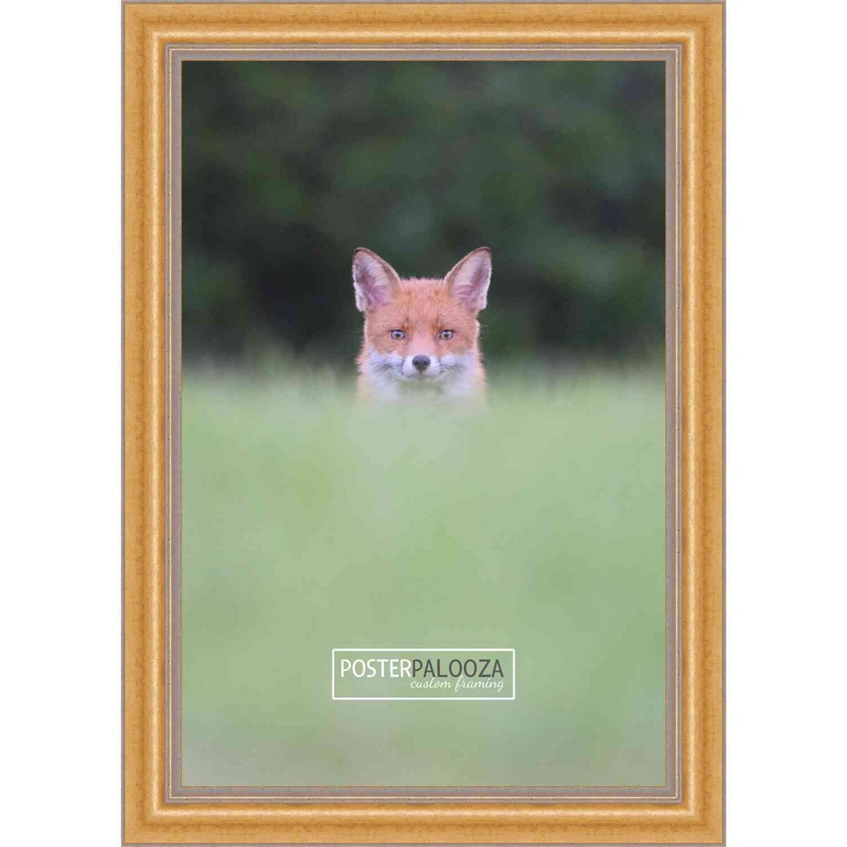 17x20 Traditional Gold Complete Wood Picture Frame with UV Acrylic, Foam Board Backing, & Hardware