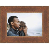 17x23 Distressed/Aged Antique Gold Complete Wood Picture Frame with UV Acrylic, Foam Board Backing, & Hardware