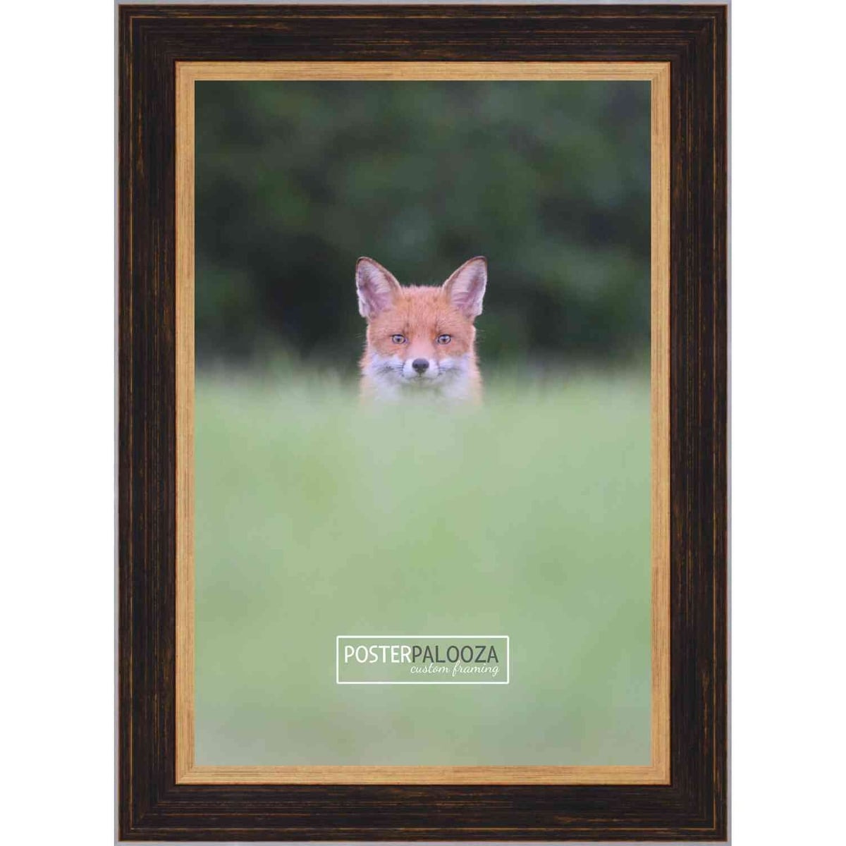 17x24 Traditional Black Complete Wood Picture Frame with UV Acrylic, Foam Board Backing, & Hardware