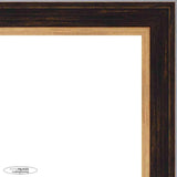 17x24 Traditional Black Complete Wood Picture Frame with UV Acrylic, Foam Board Backing, & Hardware