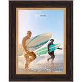 17x24 Traditional Black Complete Wood Picture Frame with UV Acrylic, Foam Board Backing, & Hardware