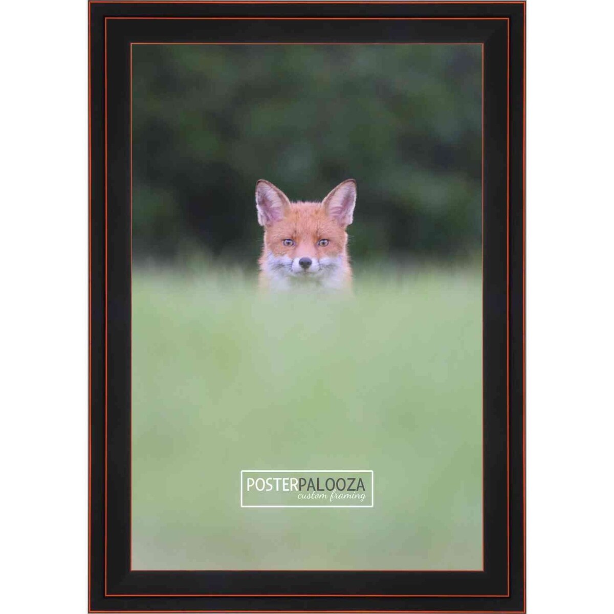 17x25 Contemporary Black Complete Wood Picture Frame with UV Acrylic, Foam Board Backing, & Hardware