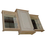 18 x 24 x 18-inch Ashley Triple Series On-the-wall Bath Cabinet and 3.5-inch deep Side Mirrored Niches