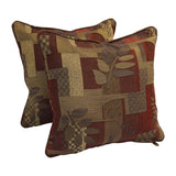 18-inch Jacquard Chenille Square Throw Pillows (Set of 2)