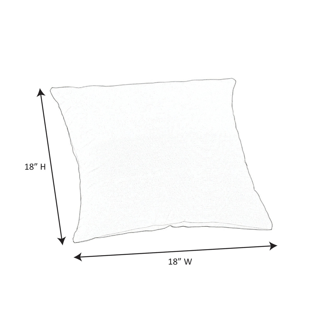 Sunbrella&reg; Stripe Fabric 1-Piece Indoor/Outdoor Square Throw Pillow, 18"W x 18"L, Dolce Oasis