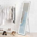 18 x 60 in. Rectangular Framed Touch Sensor Freestanding Full Length with LED Light