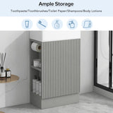 18.6" Bathroom Vanity with Sink, Bathroom Vanity Cabinet with Two-tier Shelf