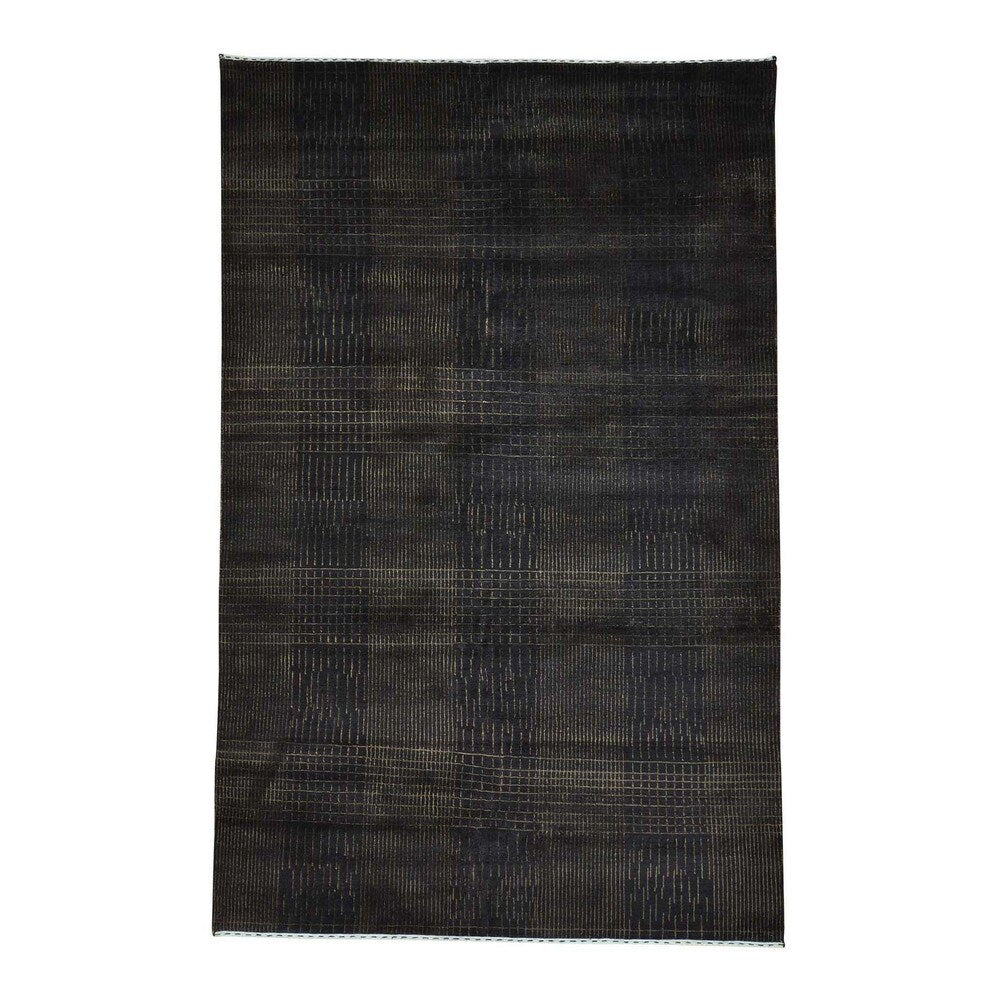 Shahbanu Rugs Wool/Silk Nepali Hand-knotted Oriental Rug (5'7 x 7'9)