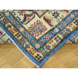 Shahbanu Rugs Hand-Knotted 100 Percent Wool Super Kazak Oriental Carpet (5'0"x7'2")