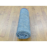 Shahbanu Rugs Hand-Knotted Pure Wool Overdyed Bakhtiari Worn Oriental Rug (5'5x9'1)