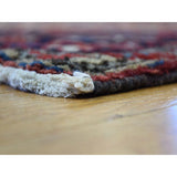 Shahbanu Rugs Semi-antique Persian Heriz Oversize Hand-knotted Rug (11'1 x 14'2)