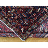 Shahbanu Rugs Semi-antique Persian Heriz Oversize Hand-knotted Rug (11'1 x 14'2)