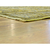 Shahbanu Rugs Handmade Worn Persian Hamadan Overdyed Pure Wool Oriental Rug