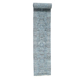 Shahbanu Rugs Mamluk Design Undyed Natural Wool Hand-Knotted XL Runner Rug (2'7x20'0)