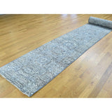 Shahbanu Rugs Mamluk Design Undyed Natural Wool Hand-Knotted XL Runner Rug (2'7x20'0)