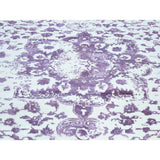 Shahbanu Rugs Wool and Silk Handmade Broken Persian Design Rug