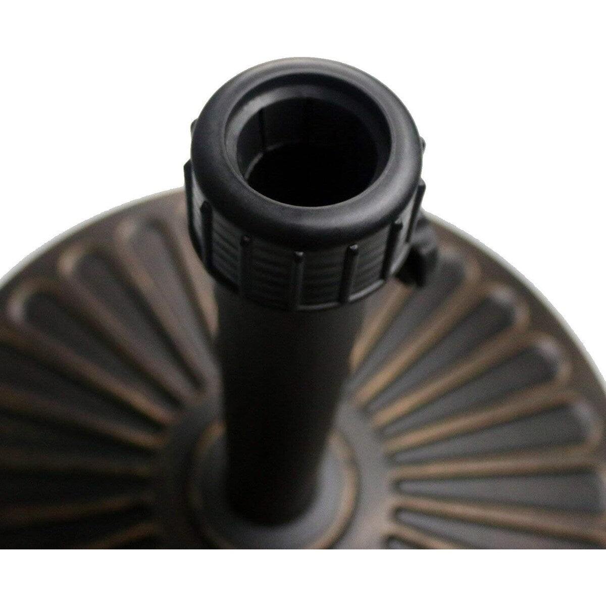18" 30.2-lbs Heavy Duty Round Antiqued Umbrella Base for Patio