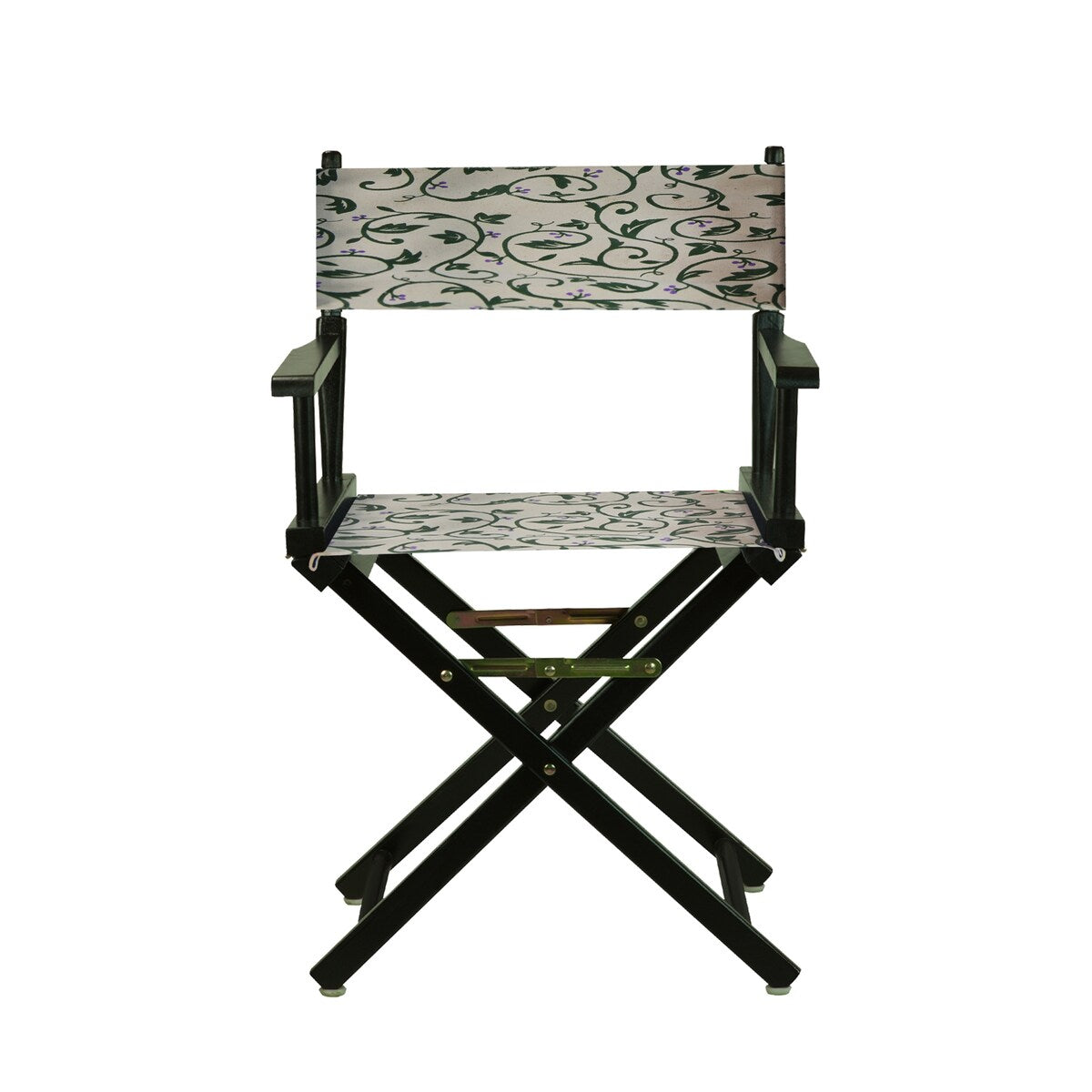 18" Director's Chair Black Frame-Garden Vine Natural - 21.75"W x 17"D x 33.75"H