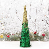 18" Shaded Sequin Cone Tree