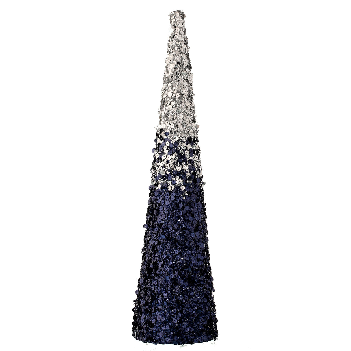 18" Shaded Sequin Cone Tree