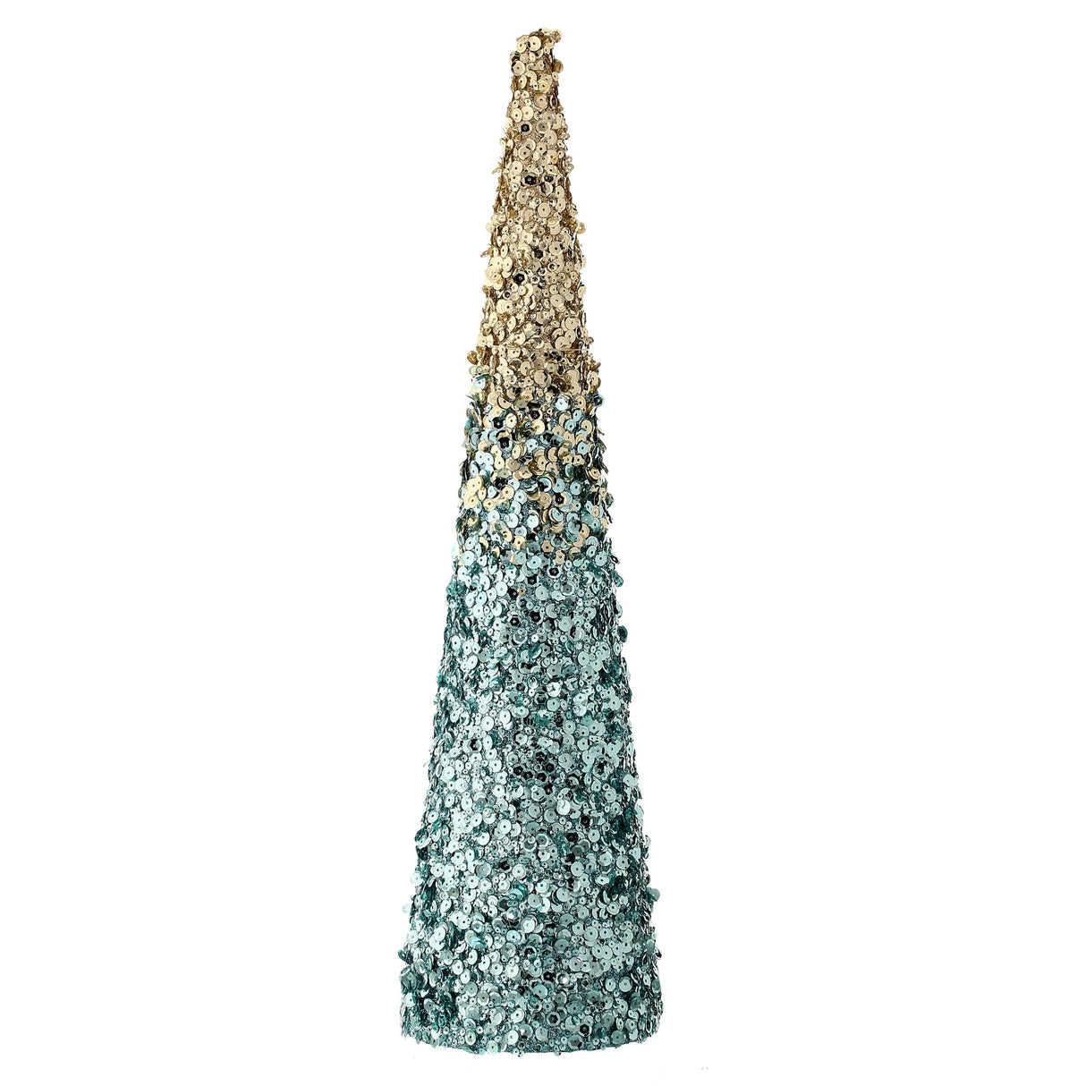 18" Shaded Sequin Cone Tree
