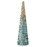 18" Shaded Sequin Cone Tree