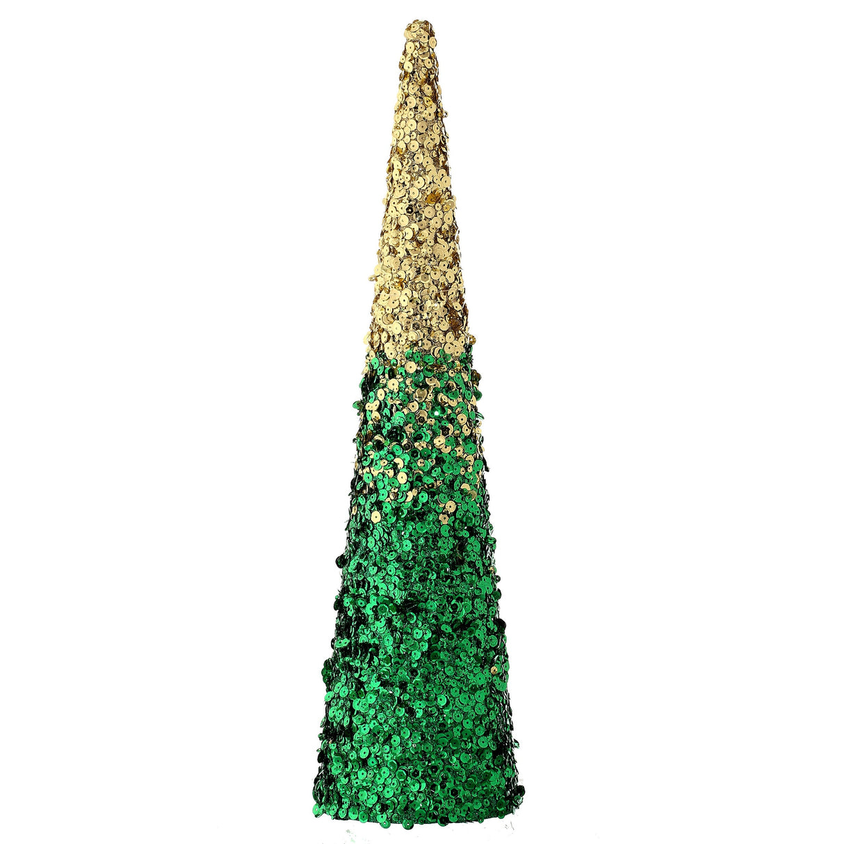 18" Shaded Sequin Cone Tree
