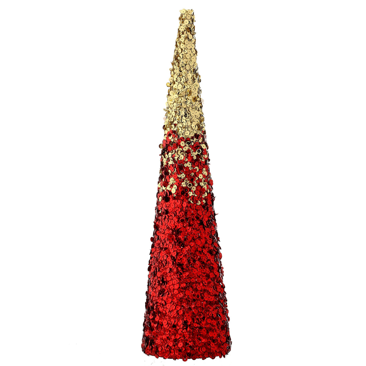 18" Shaded Sequin Cone Tree