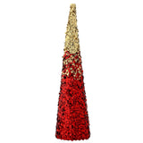 18" Shaded Sequin Cone Tree