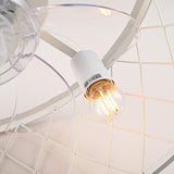 18'' Ceiling Fan with Lights and Remote - White