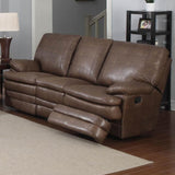 Melody Cognac Bonded Leather Sofa