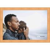 18x11 Contemporary Antique Gold Complete Wood Picture Frame with UV Acrylic, Foam Board Backing, & Hardware