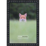 18x12 Bamboo Black Complete Wood Picture Frame with UV Acrylic, Foam Board Backing, & Hardware