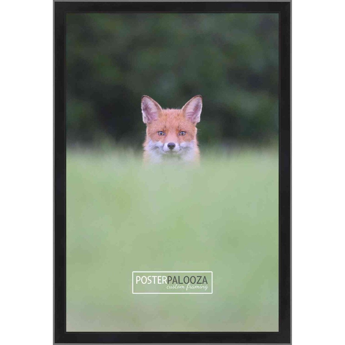 18x12 Contemporary Black Complete Wood Picture Frame with UV Acrylic, Foam Board Backing, & Hardware