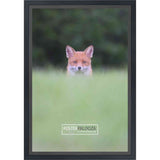 18x12 Contemporary Black Complete Wood Picture Frame with UV Acrylic, Foam Board Backing, & Hardware