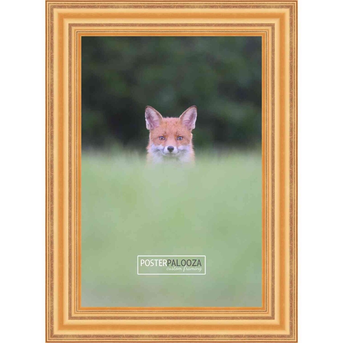 18x13 Contemporary Gold Complete Wood Picture Frame with UV Acrylic, Foam Board Backing, & Hardware