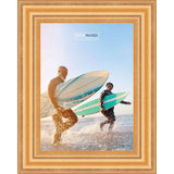 18x13 Contemporary Gold Complete Wood Picture Frame with UV Acrylic, Foam Board Backing, & Hardware