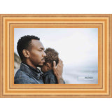 18x13 Contemporary Gold Complete Wood Picture Frame with UV Acrylic, Foam Board Backing, & Hardware