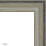 18x14 Contemporary Silver Complete Wood Picture Frame with UV Acrylic, Foam Board Backing, & Hardware