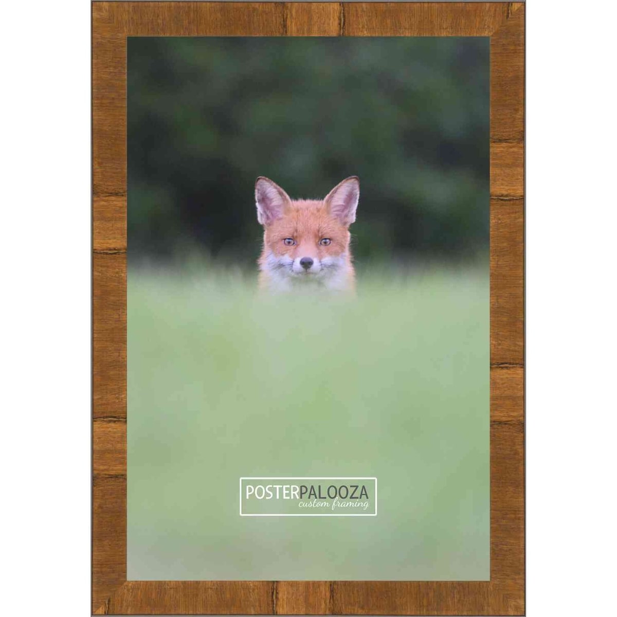 18x20 Contemporary Honey Pecan Complete Wood Picture Frame with UV Acrylic, Foam Board Backing, & Hardware