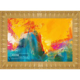 18x28 Bamboo Gold Complete Wood Picture Frame with UV Acrylic, Foam Board Backing, & Hardware