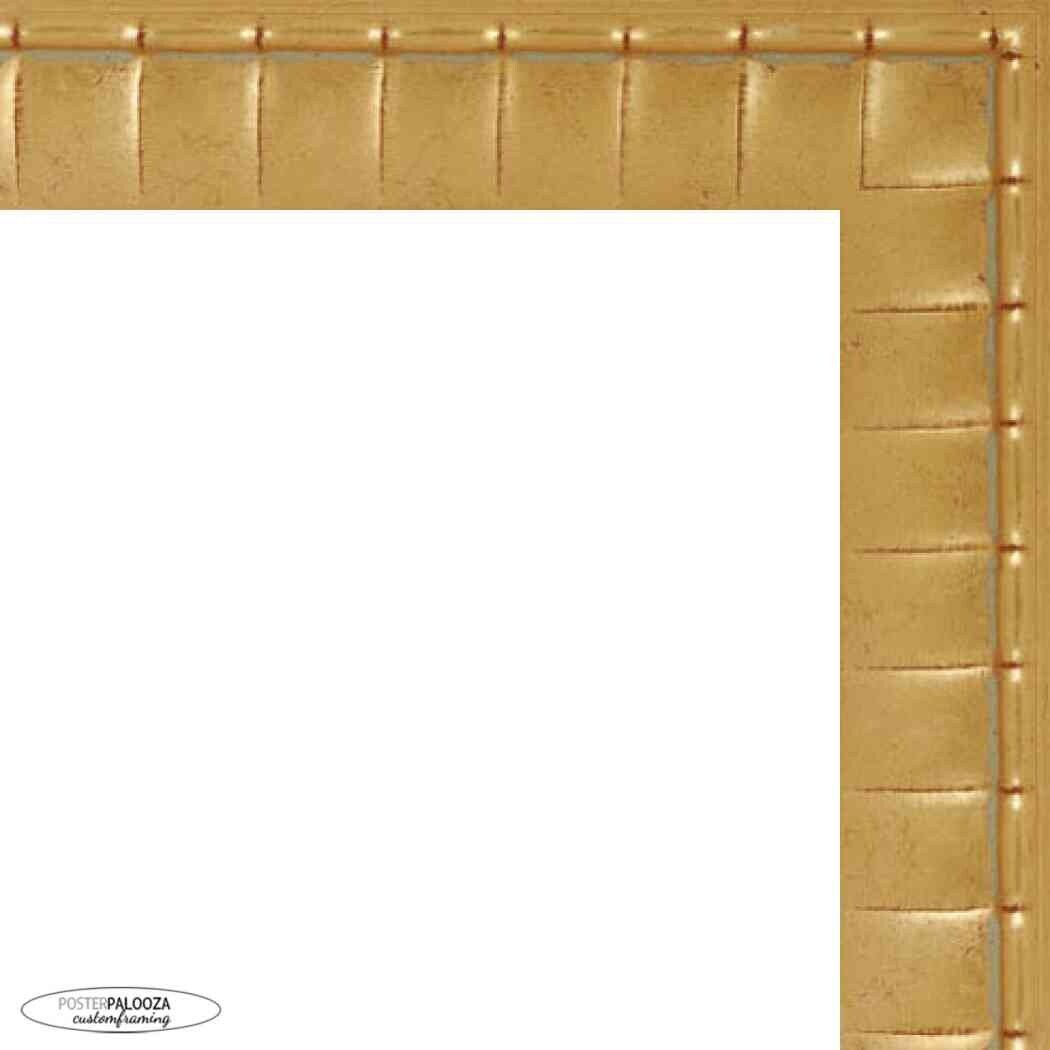 18x28 Bamboo Gold Complete Wood Picture Frame with UV Acrylic, Foam Board Backing, & Hardware