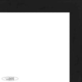 18x30 Contemporary Black Complete Wood Picture Frame with UV Acrylic, Foam Board Backing, & Hardware