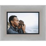 18x36 Contemporary Silver Complete Wood Picture Frame with UV Acrylic, Foam Board Backing, & Hardware