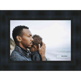 18x8 Contemporary Black Complete Wood Picture Frame with UV Acrylic, Foam Board Backing, & Hardware