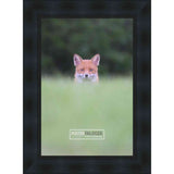 18x8 Contemporary Black Complete Wood Picture Frame with UV Acrylic, Foam Board Backing, & Hardware