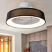 19 in. Rustic Wheel Round Fabric/ Woven Rope Fandelier 7-blade Cylinder Integrated LED Ceiling Fan with Remote Control