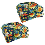 19-inch Rounded Back Indoor/Outdoor Chair Cushions (Set of 4) - 19" x 19"