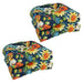 19-inch Rounded Back Indoor/Outdoor Chair Cushions (Set of 4) - 19" x 19"